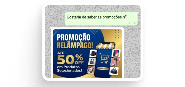 Template Flyer para WhatsApp
