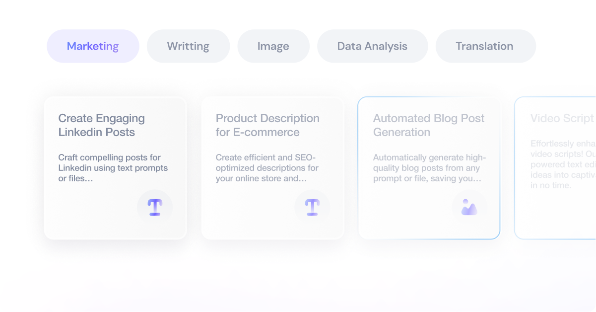 Explore the Prompt library